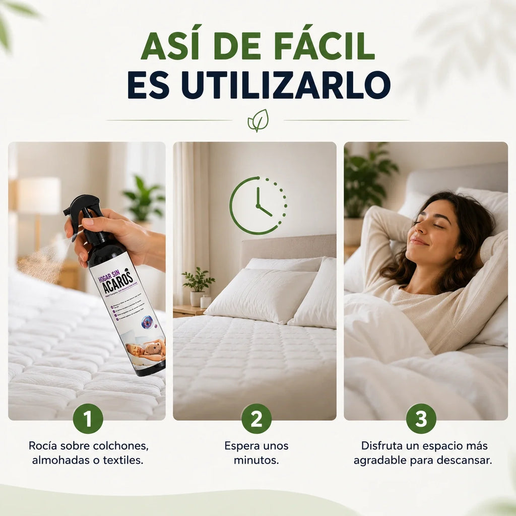 Hogar Sin Ácaros™ | Para quienes buscan un descanso más cómodo 😴
